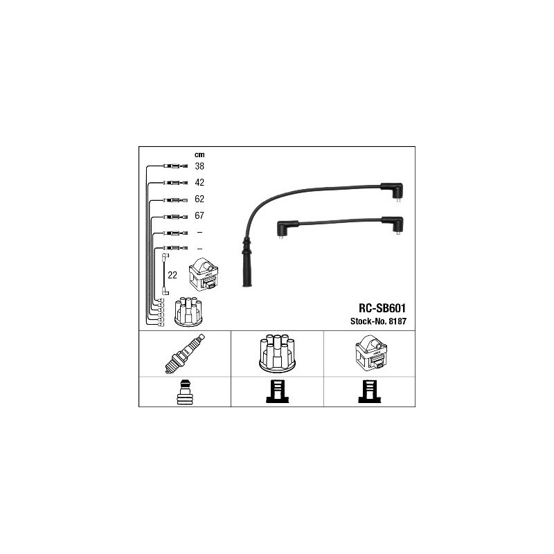 Fils de bougies / Faisceau d'allumage NGK