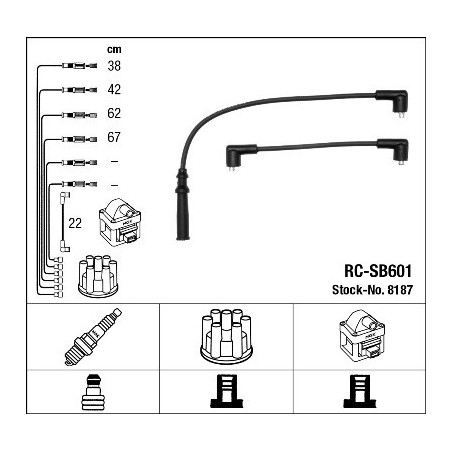 Fils de bougies / Faisceau d'allumage NGK
