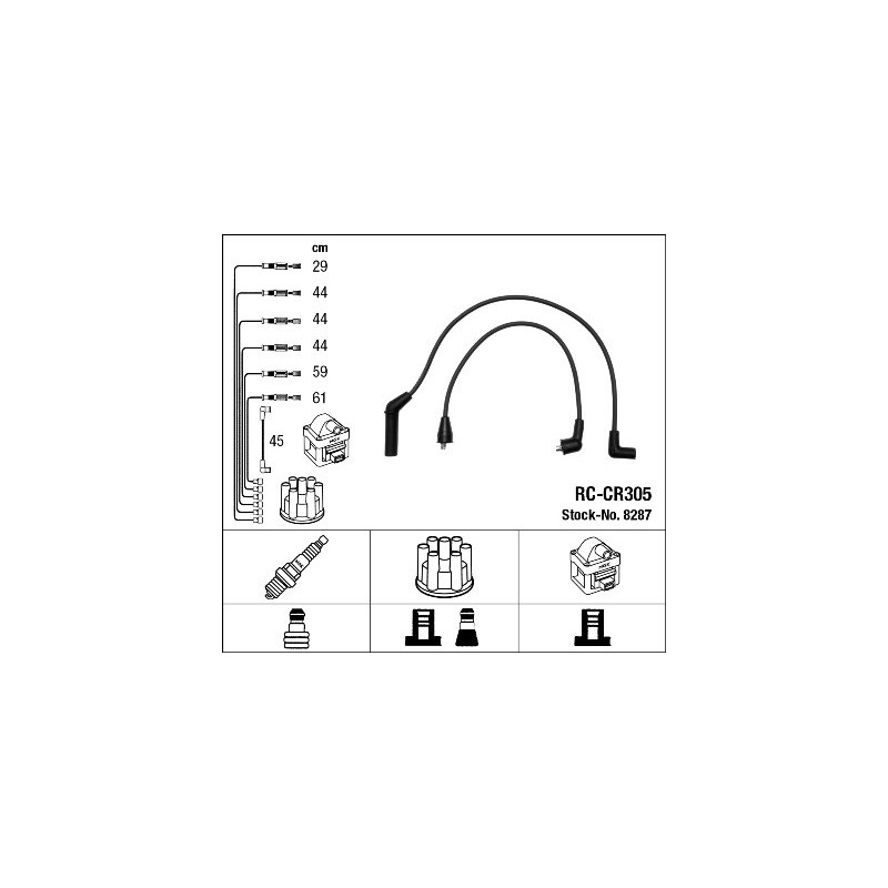 Fils de bougies / Faisceau d'allumage NGK