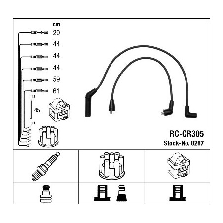 Fils de bougies / Faisceau d'allumage NGK