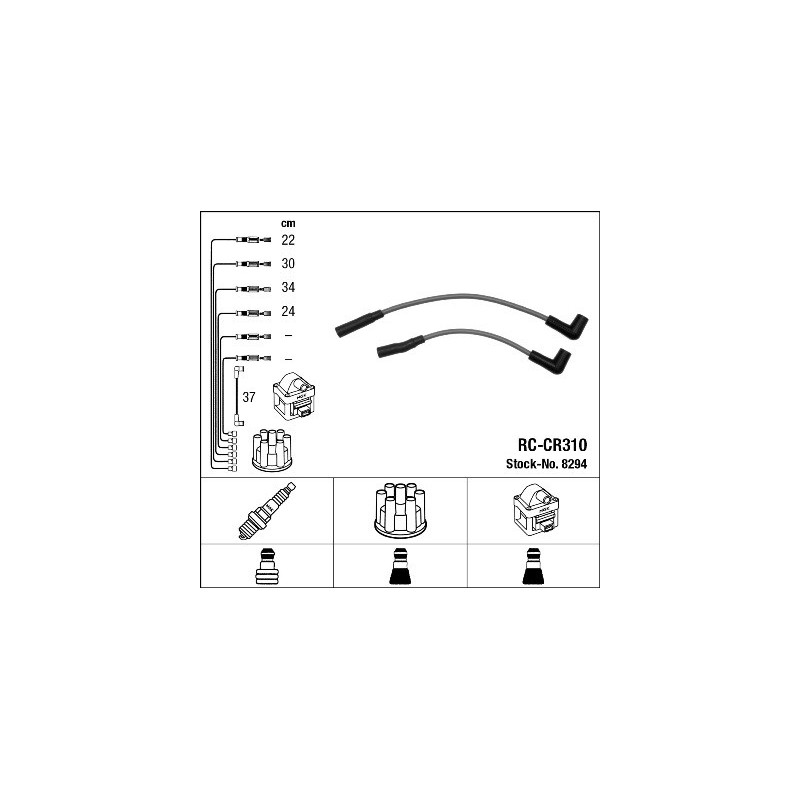 Fils de bougies / Faisceau d'allumage NGK