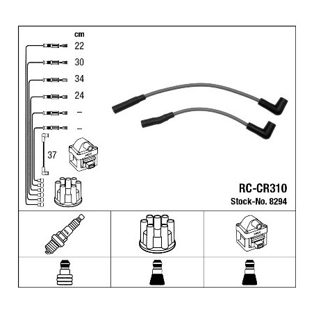 Fils de bougies / Faisceau d'allumage NGK