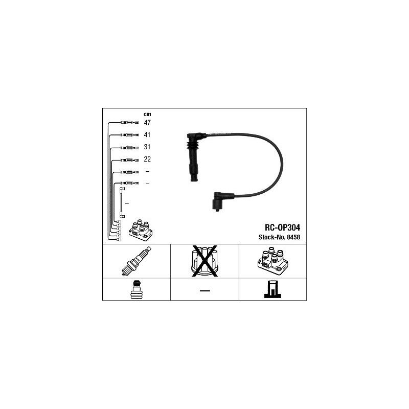 Fils de bougies / Faisceau d'allumage NGK