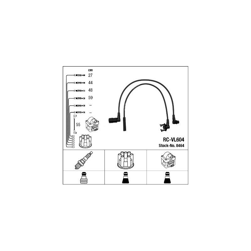 Fils de bougies / Faisceau d'allumage NGK