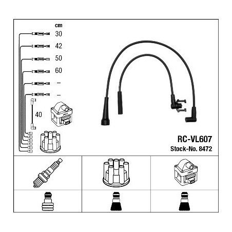 Fils de bougies / Faisceau d'allumage NGK