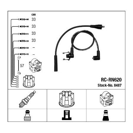 Fils de bougies / Faisceau d'allumage NGK