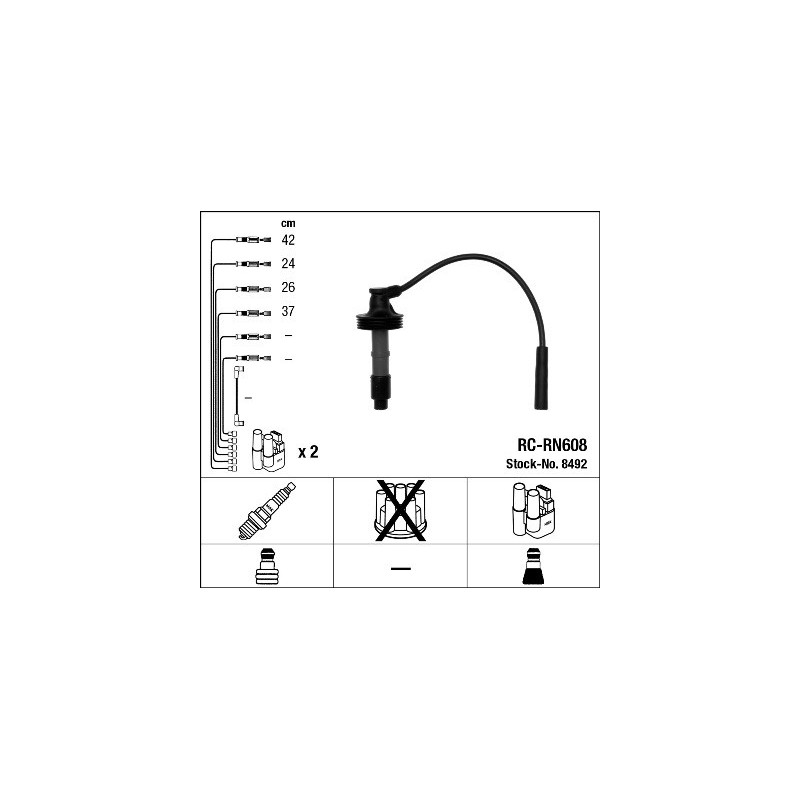 Fils de bougies / Faisceau d'allumage NGK