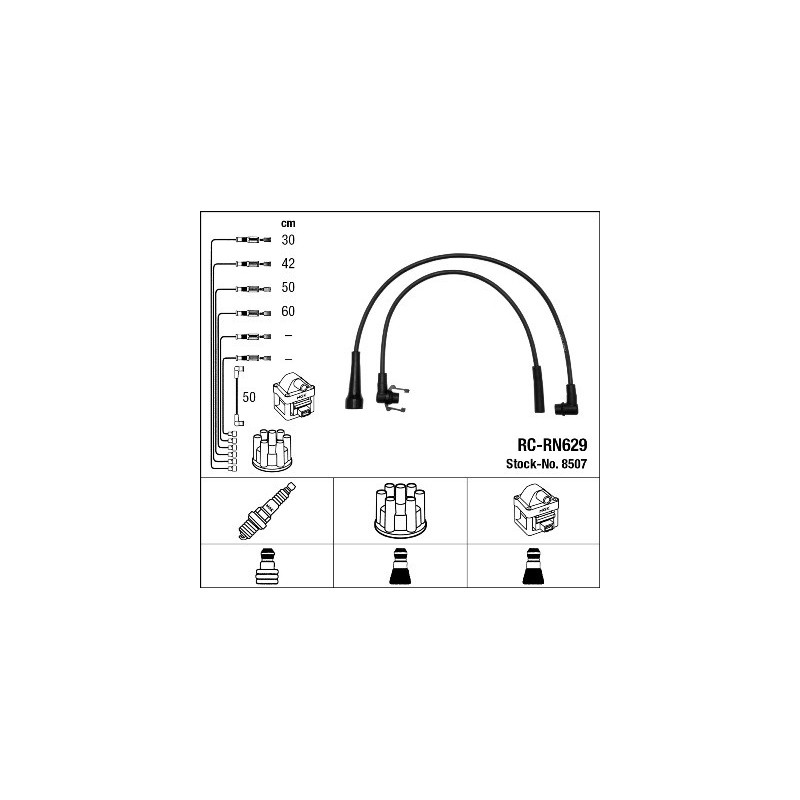 Fils de bougies / Faisceau d'allumage NGK