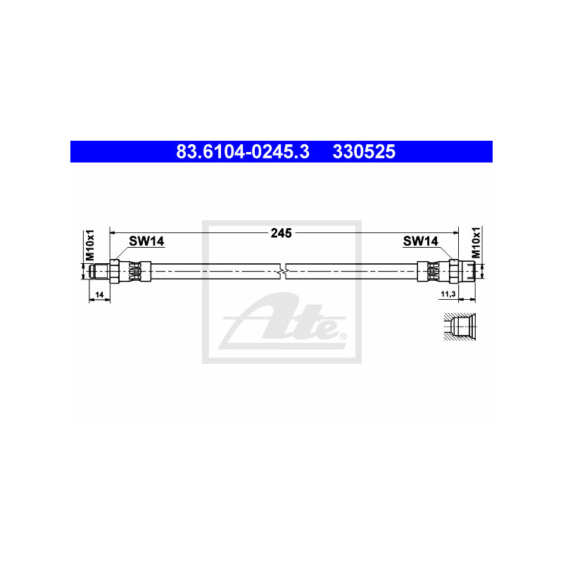 Flexible de frein ATE