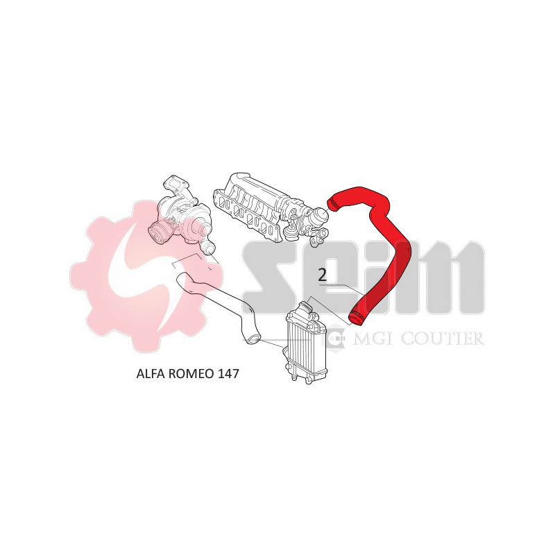 Gaine de suralimentation SEIM