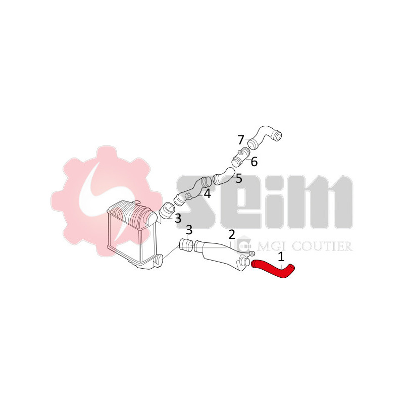 Gaine de suralimentation SEIM