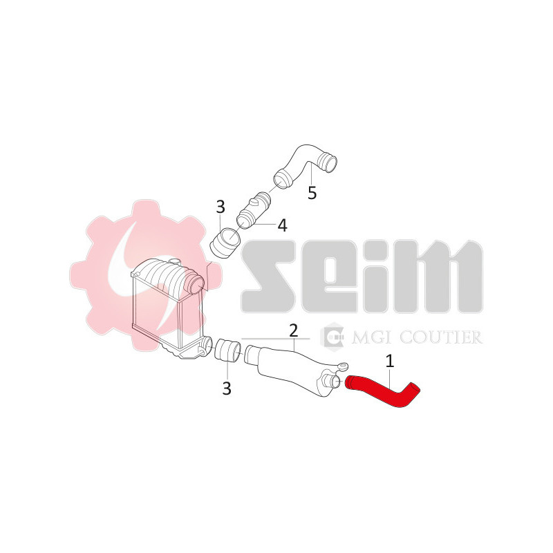 Gaine de suralimentation SEIM