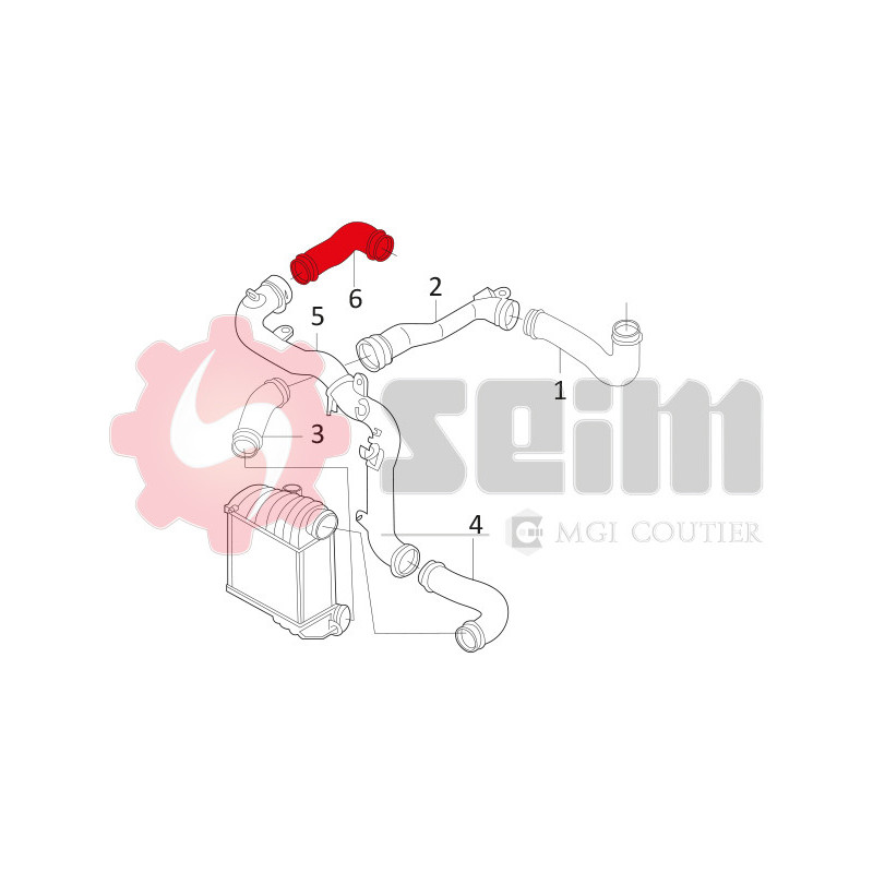 Gaine de suralimentation SEIM