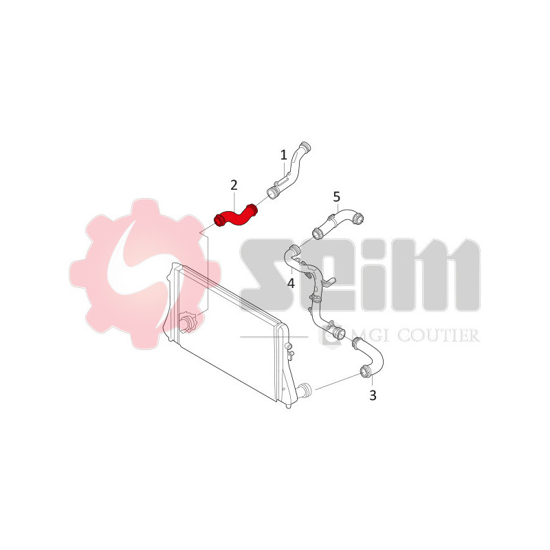 Gaine de suralimentation SEIM