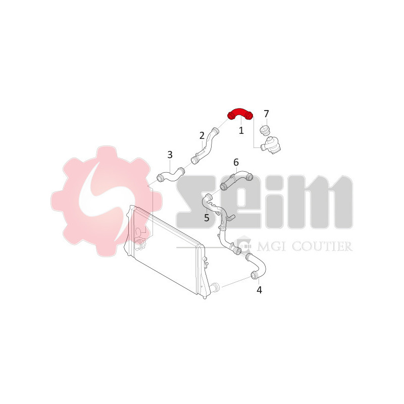 Gaine de suralimentation SEIM