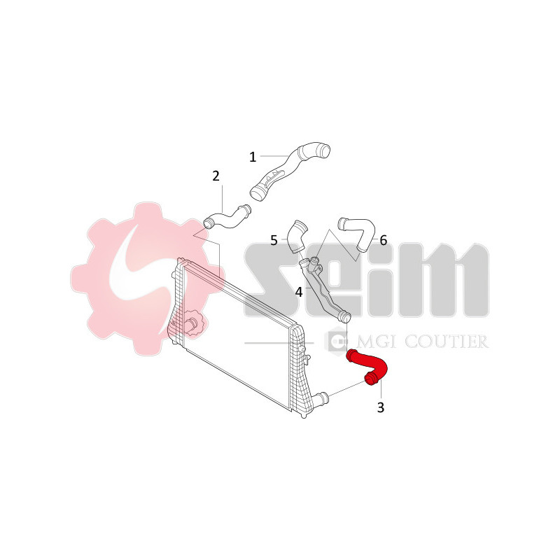 Gaine de suralimentation SEIM