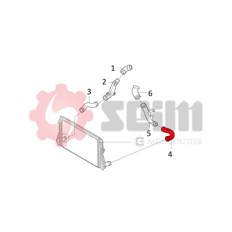 Gaine de suralimentation SEIM