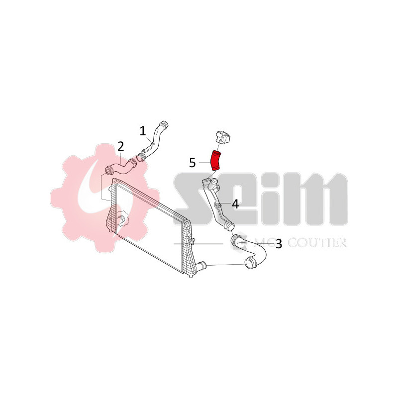 Gaine de suralimentation SEIM