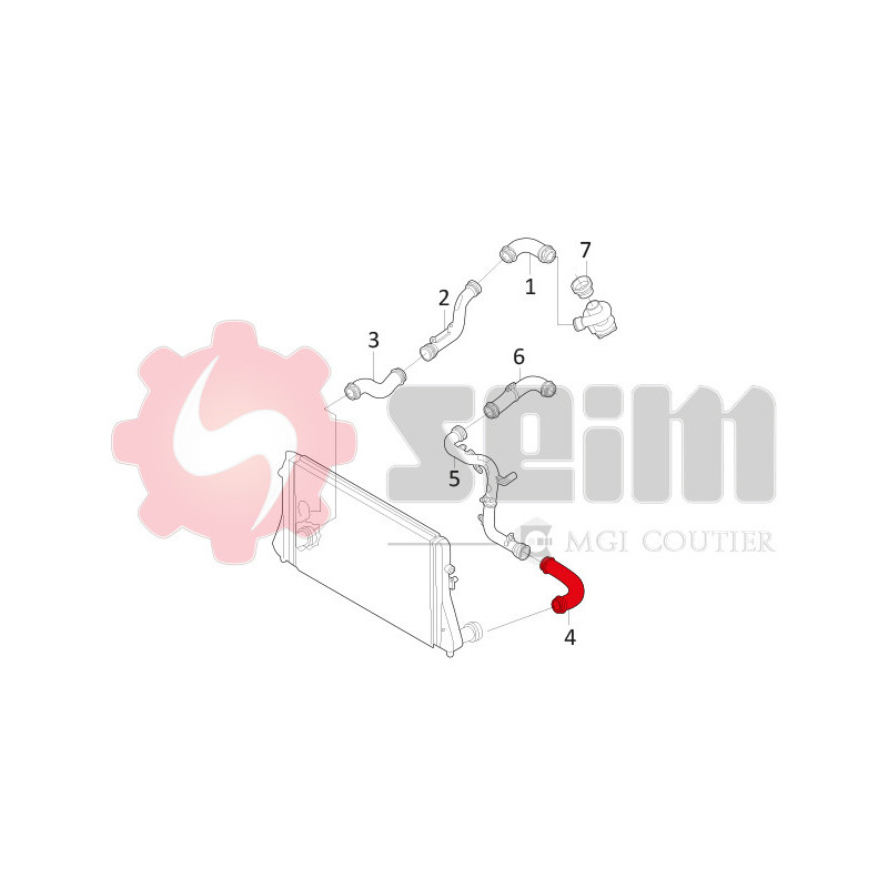 Gaine de suralimentation SEIM