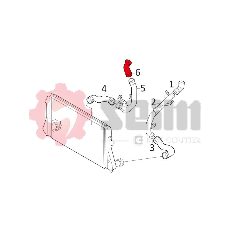 Gaine de suralimentation SEIM