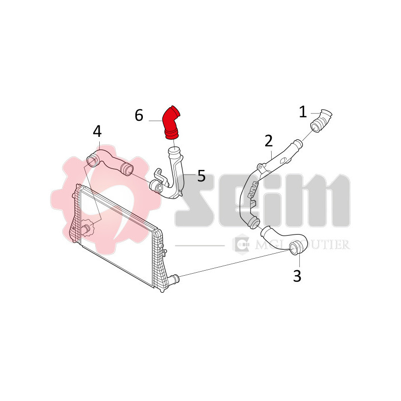Gaine de suralimentation SEIM