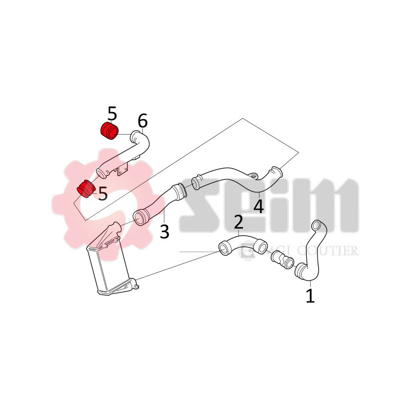 Gaine de suralimentation SEIM
