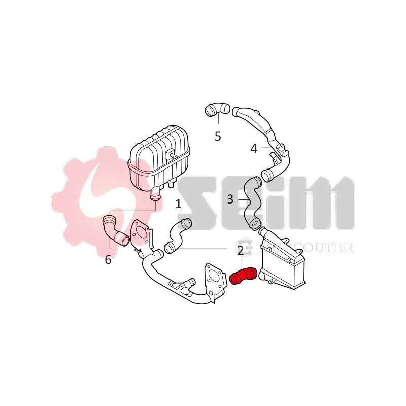 Gaine de suralimentation SEIM