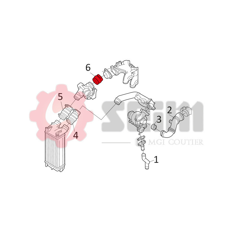 Gaine de suralimentation SEIM