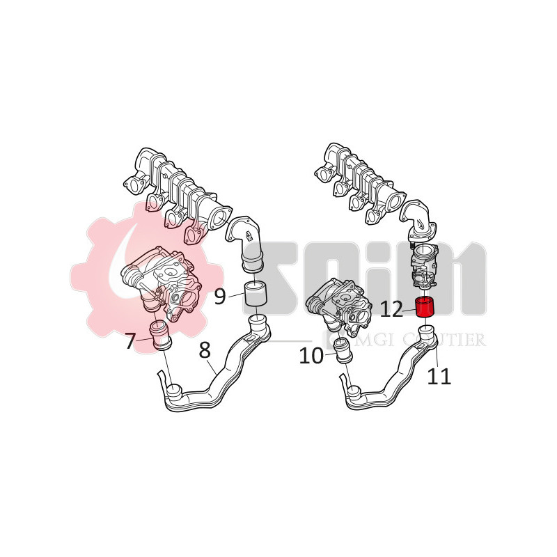 Gaine de suralimentation SEIM