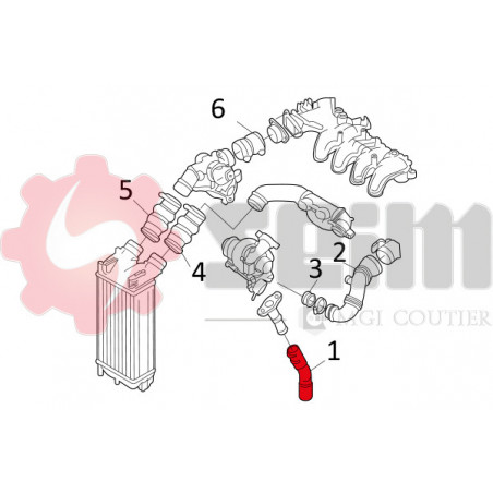 Gaine de suralimentation SEIM