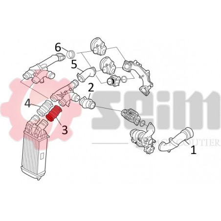 Gaine de suralimentation SEIM
