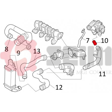 Gaine de suralimentation SEIM