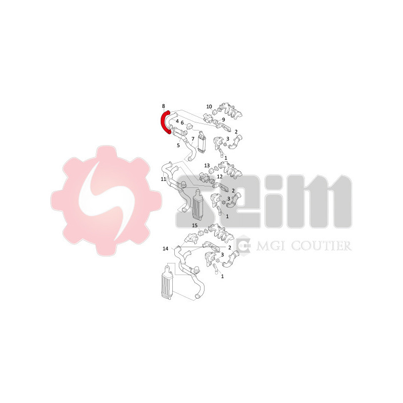 Gaine de suralimentation SEIM