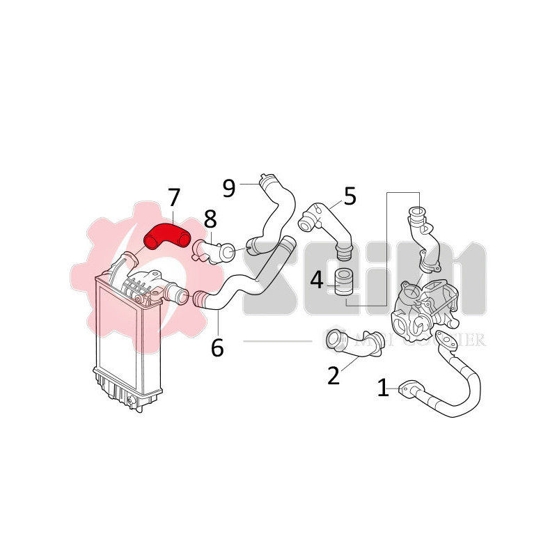 Gaine de suralimentation SEIM