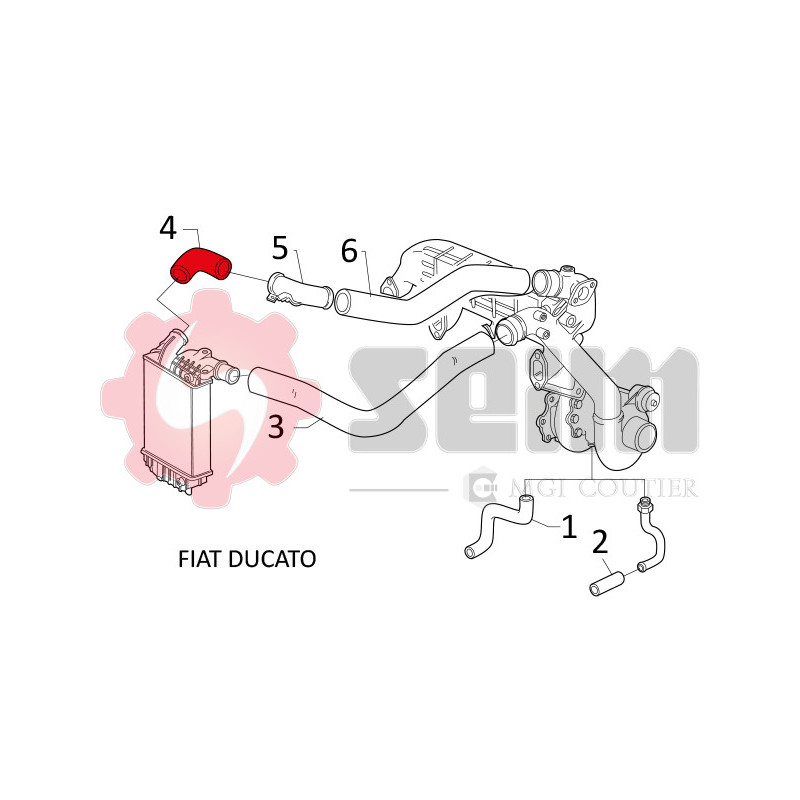 Gaine de suralimentation SEIM