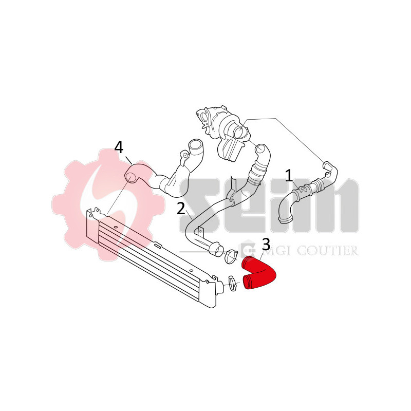 Gaine de suralimentation SEIM