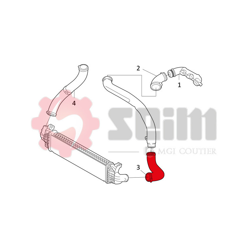 Gaine de suralimentation SEIM