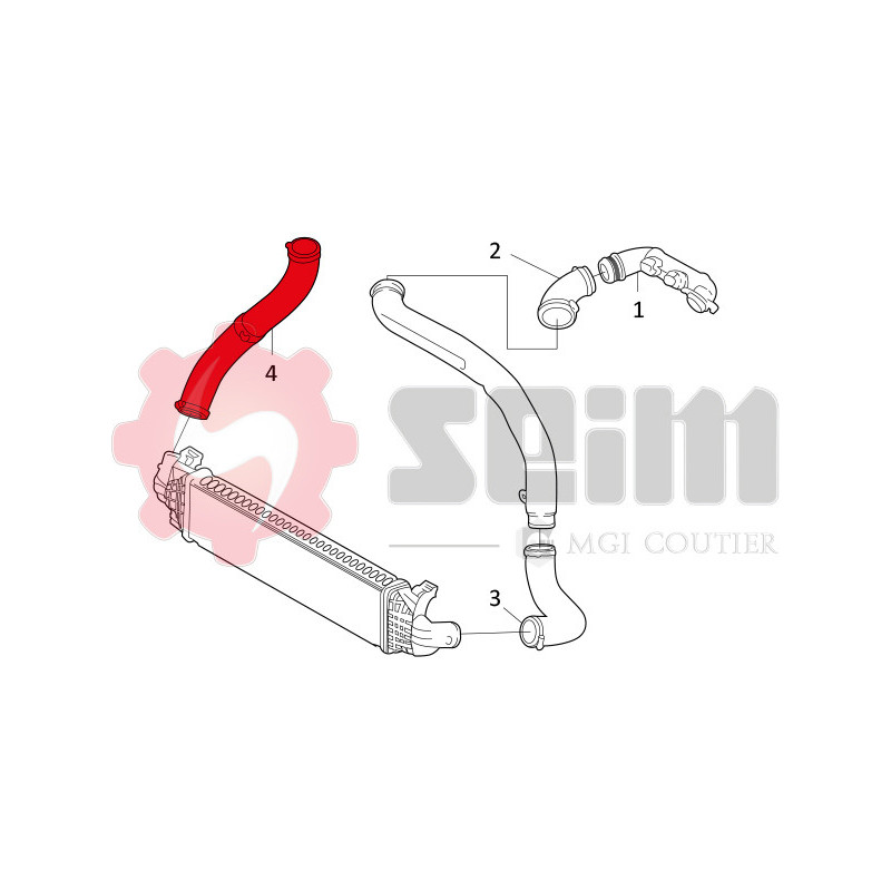 Gaine de suralimentation SEIM