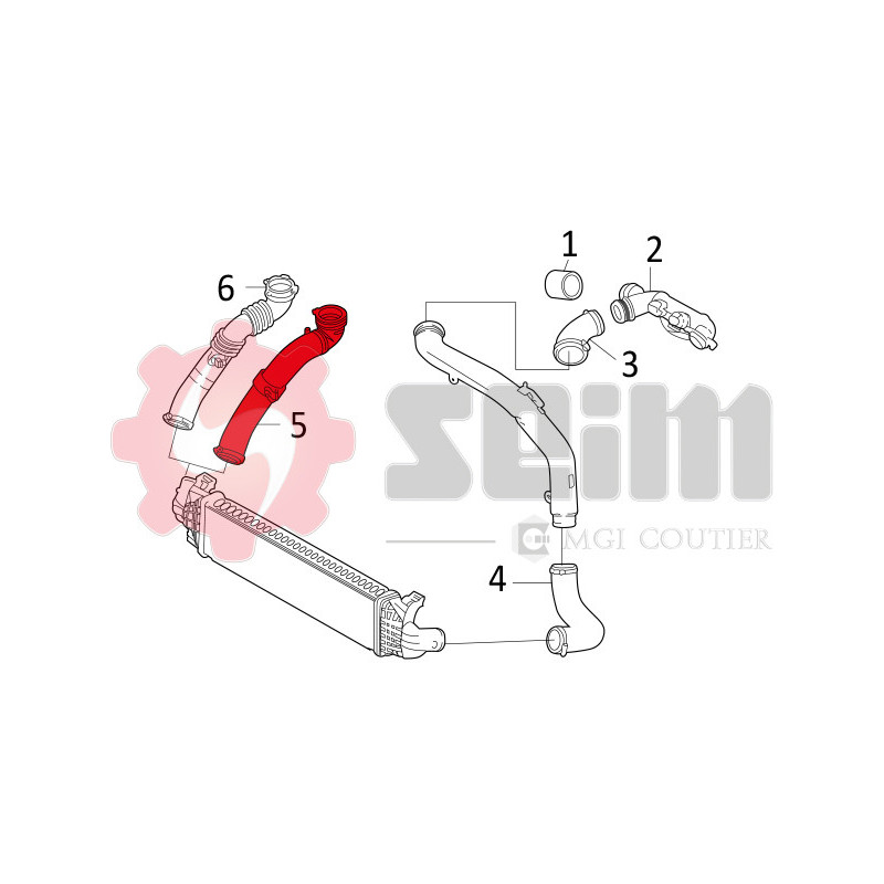 Gaine de suralimentation SEIM