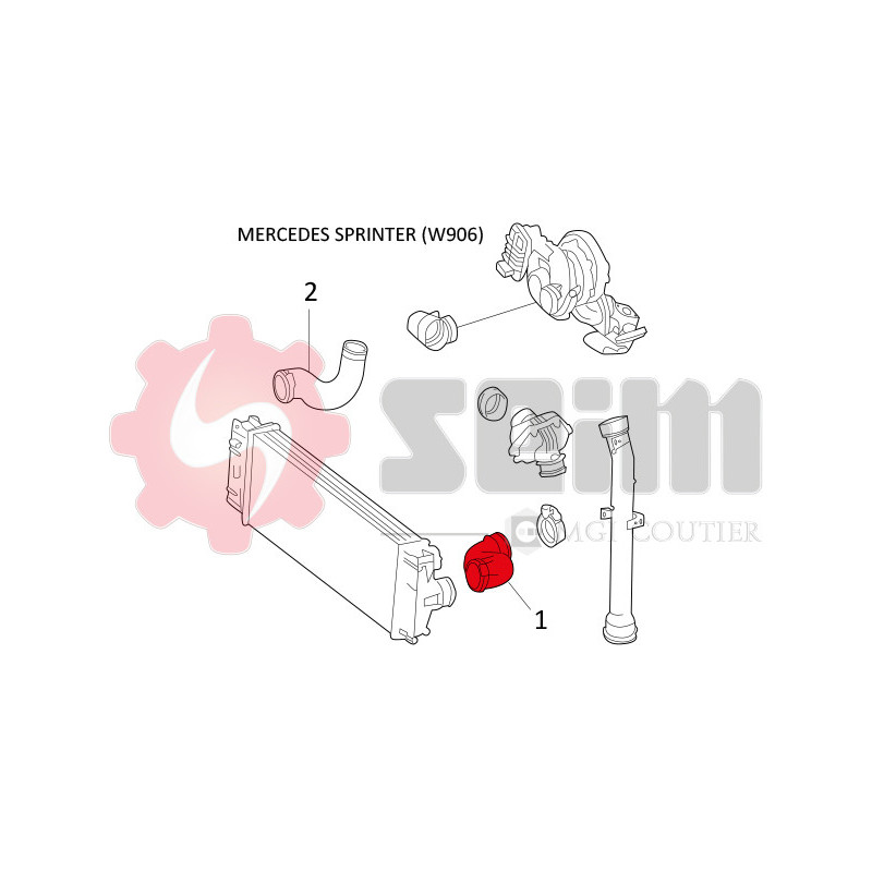 Gaine de suralimentation SEIM