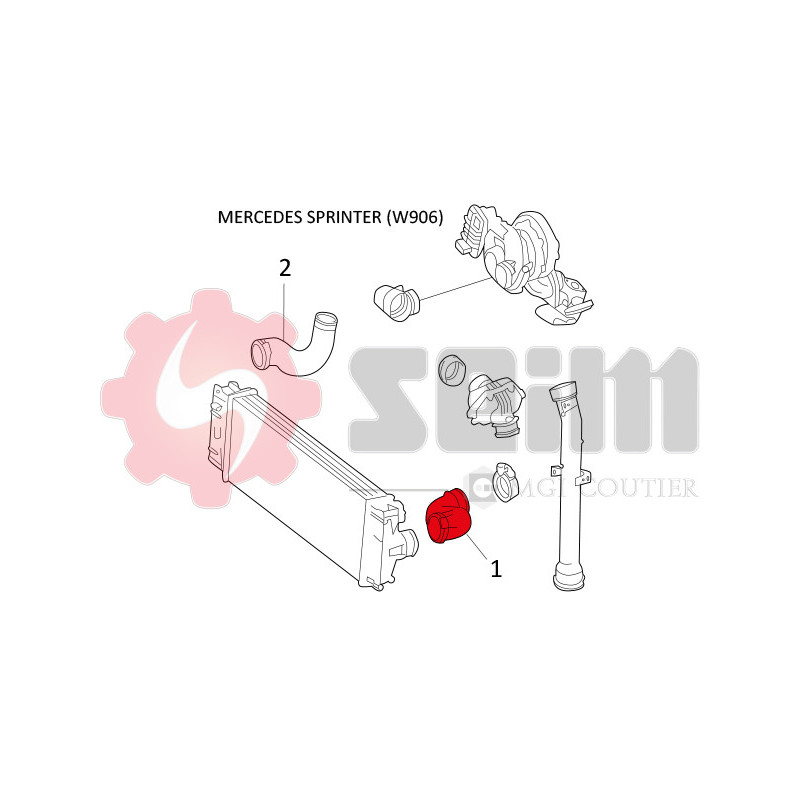 Gaine de suralimentation SEIM