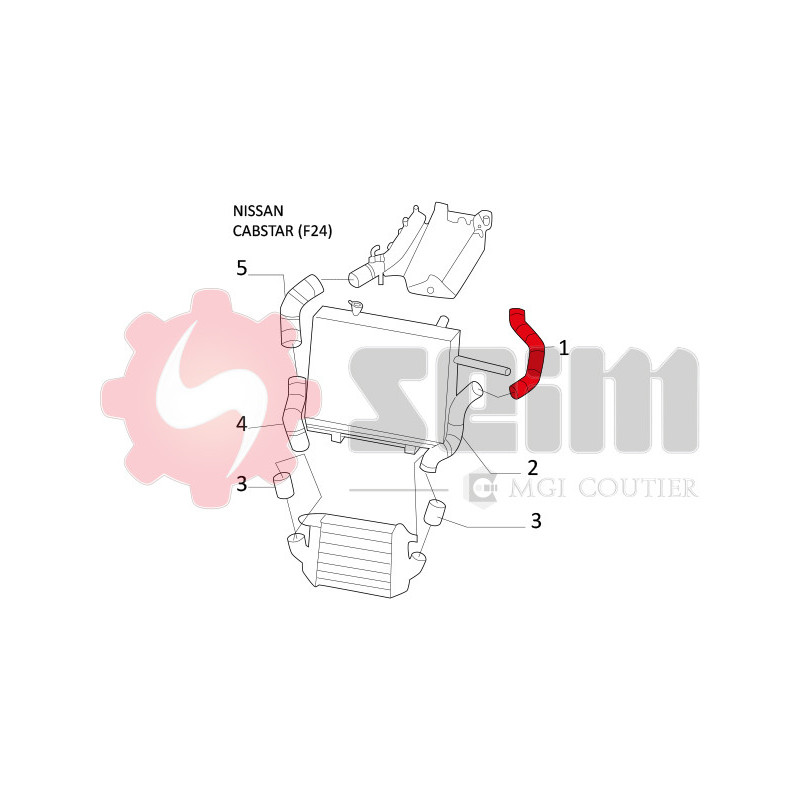 Gaine de suralimentation SEIM