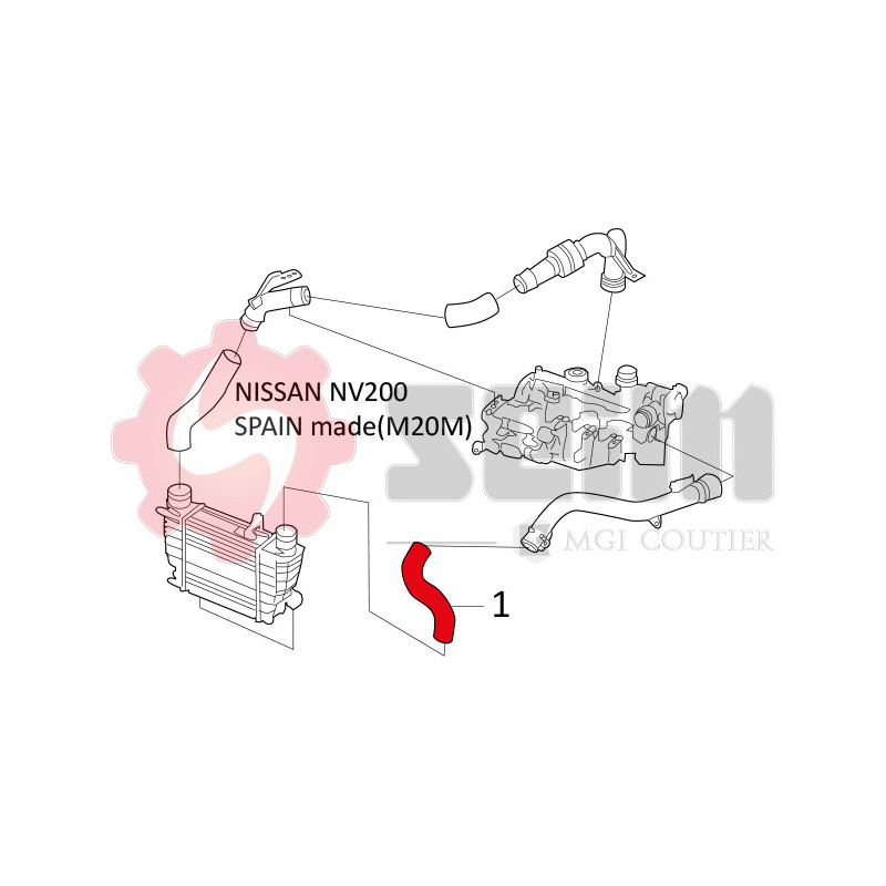 Gaine de suralimentation SEIM