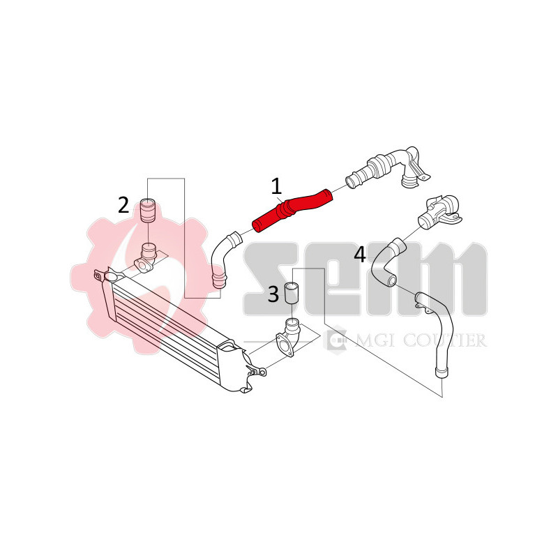 Gaine de suralimentation SEIM