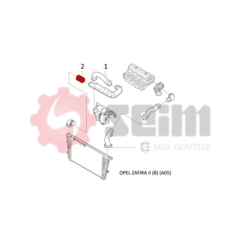 Gaine de suralimentation SEIM