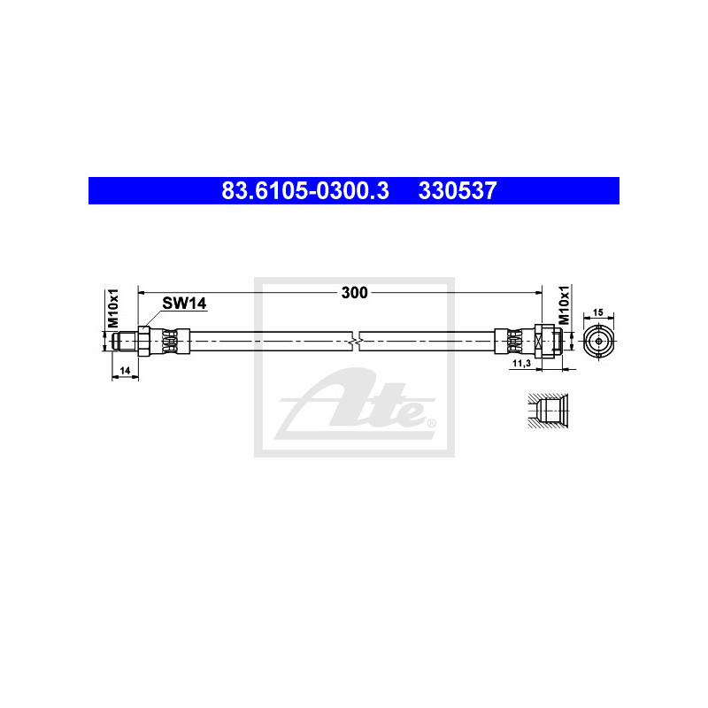 Flexible de frein ATE