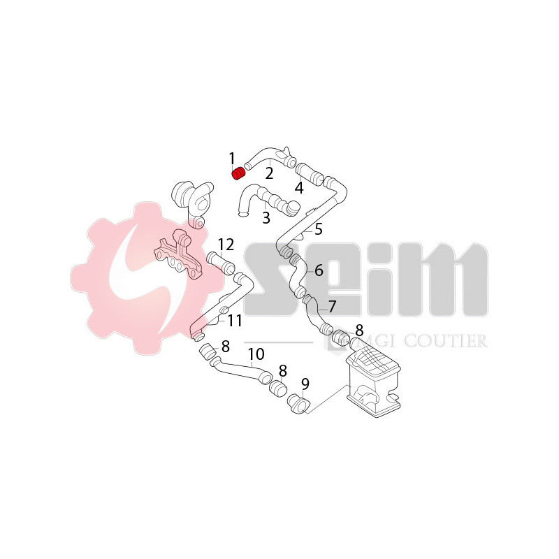 Gaine de suralimentation SEIM