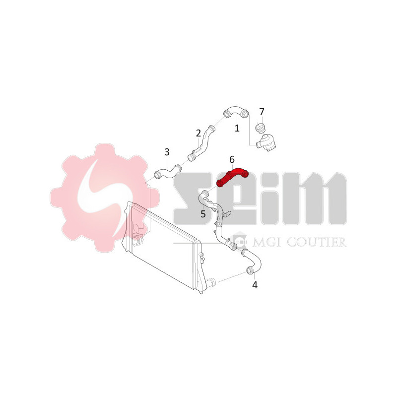 Gaine de suralimentation SEIM