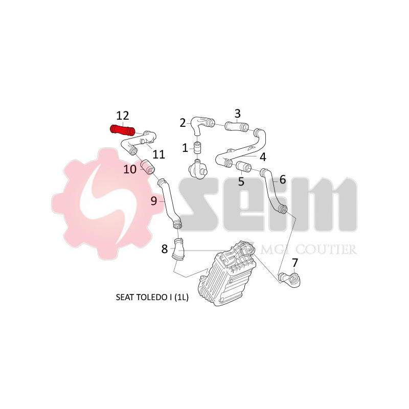 Gaine de suralimentation SEIM