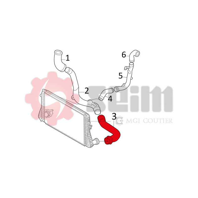 Gaine de suralimentation SEIM